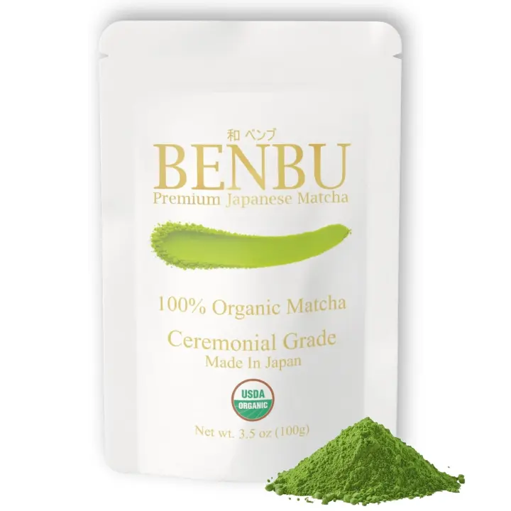 Organic Ceremonial Matcha Powder — Stone-Milled Japanese 100g Pouch